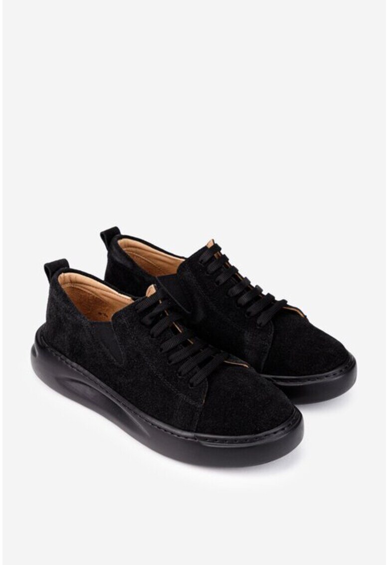 Dasha Suede Sneakers - Черен