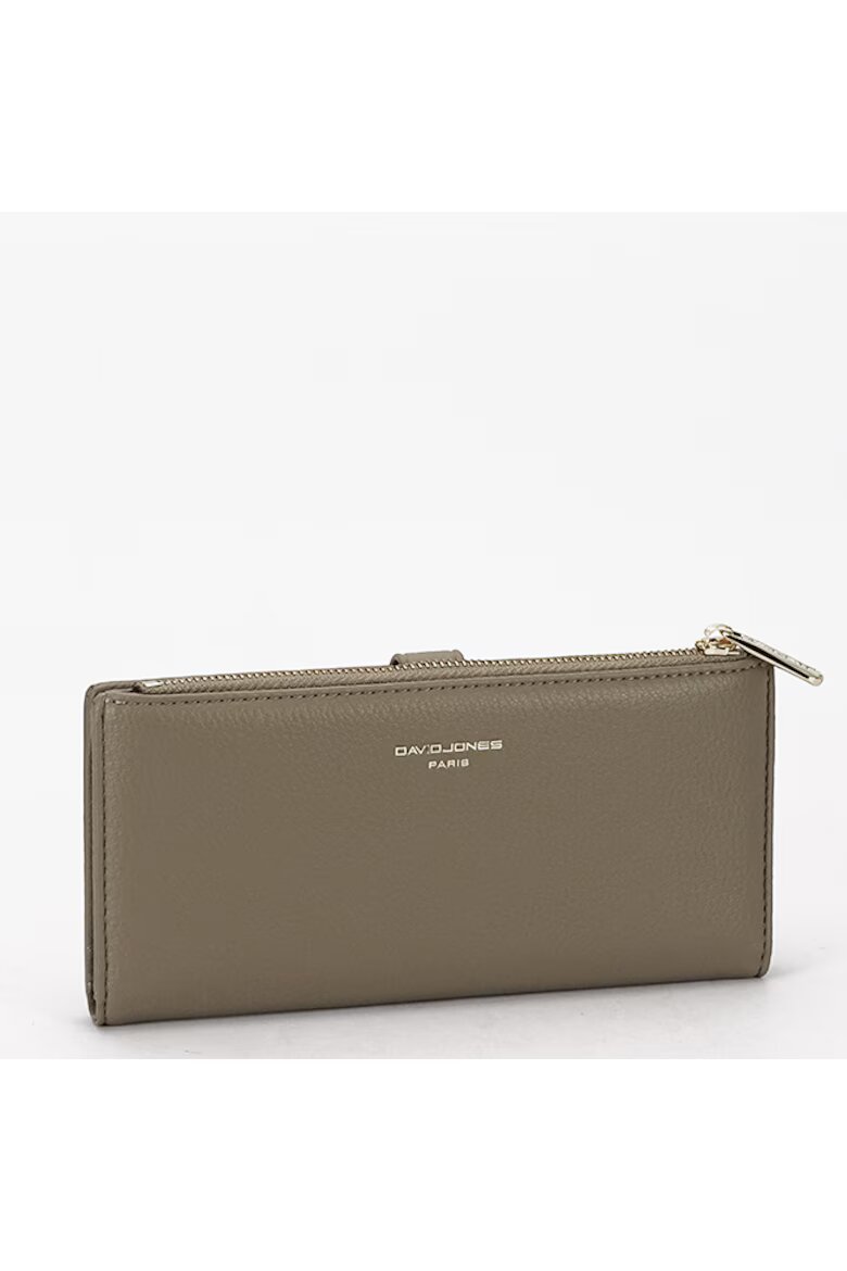David Jones Портфейл таупе кафяв Paris DJ0086-1 07 18741 Сиво-кафяв