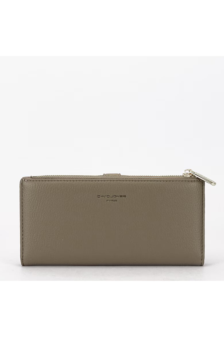 David Jones Портфейл таупе кафяв Paris DJ0086-1 07 18741 Сиво-кафяв
