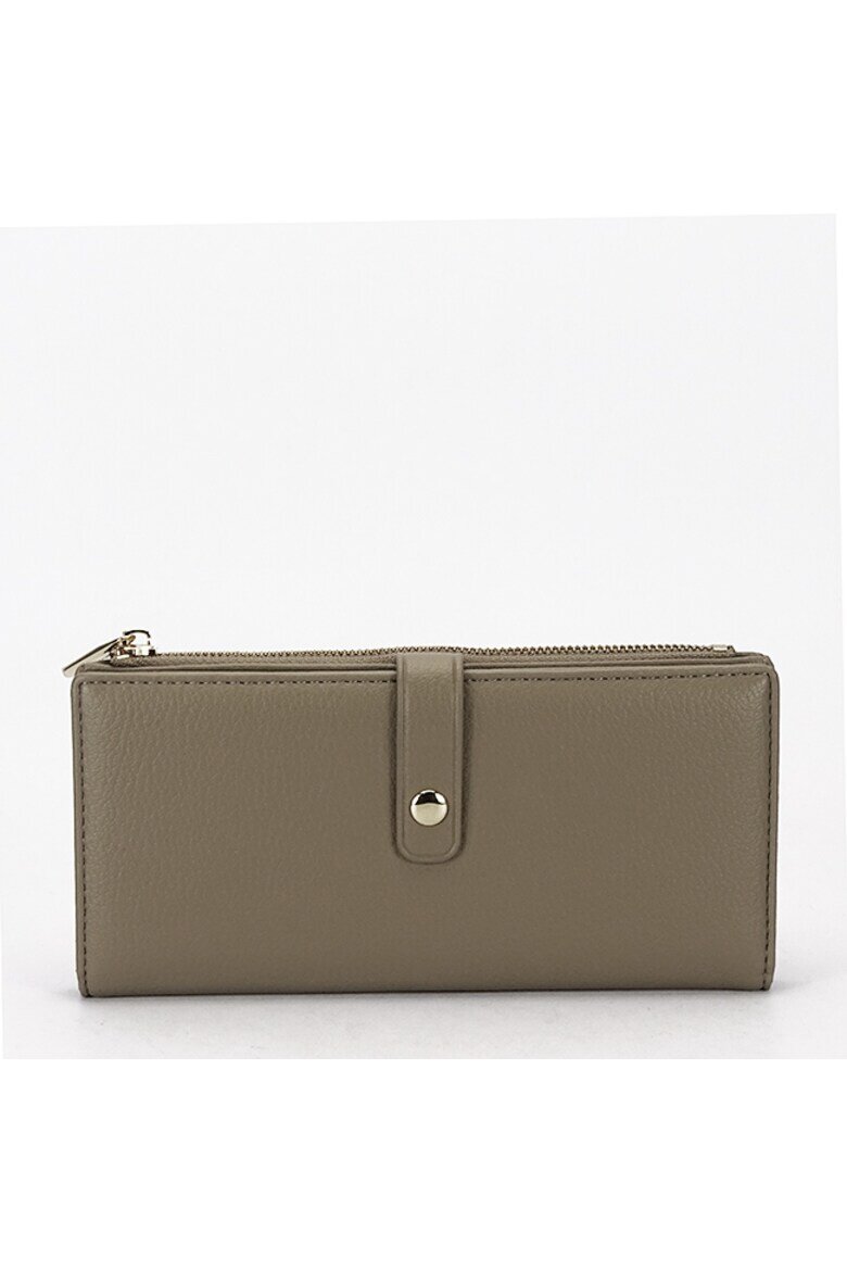 David Jones Портфейл таупе кафяв Paris DJ0086-1 07 18741 Сиво-кафяв