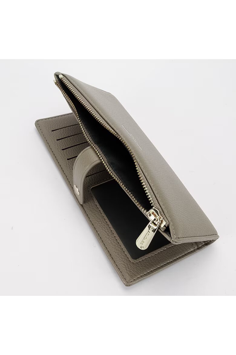 David Jones Портфейл таупе кафяв Paris DJ0086-1 07 18741 Сиво-кафяв