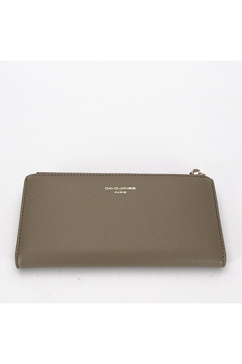 David Jones Портфейл таупе кафяв Paris DJ0086-1 07 18741 Сиво-кафяв