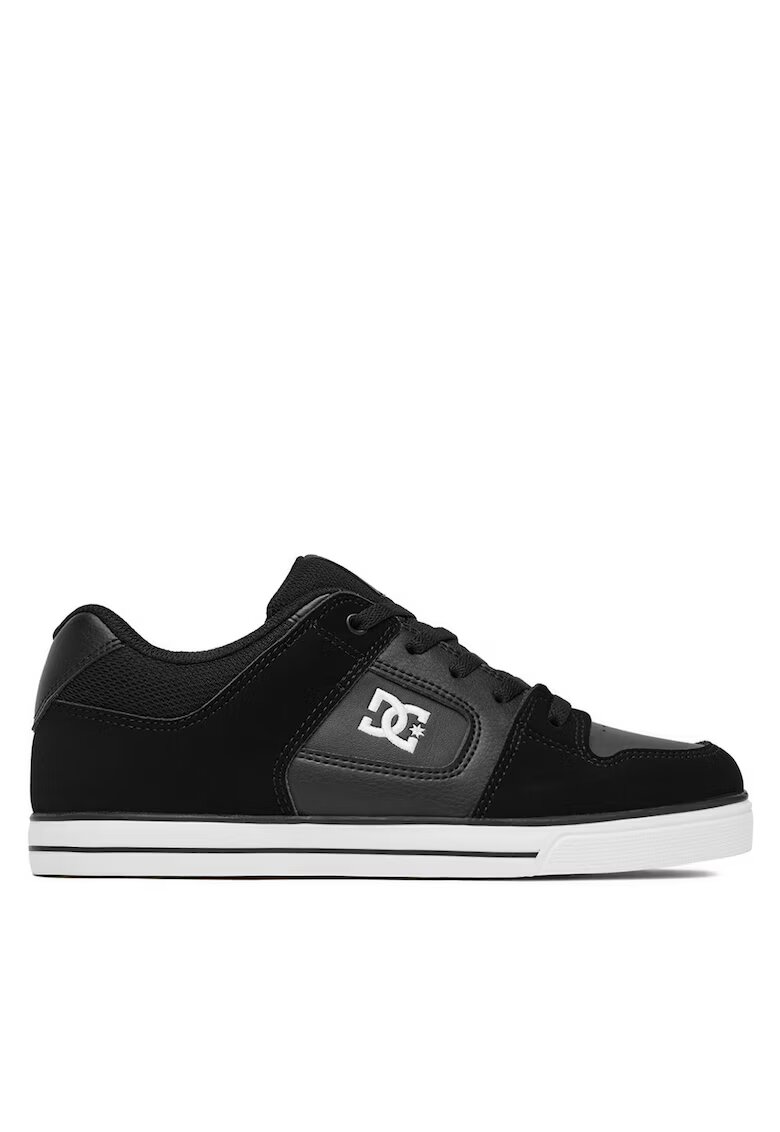 DC Shoes Детски спортни обувки - EO-PURE - естествена кожа - черен
