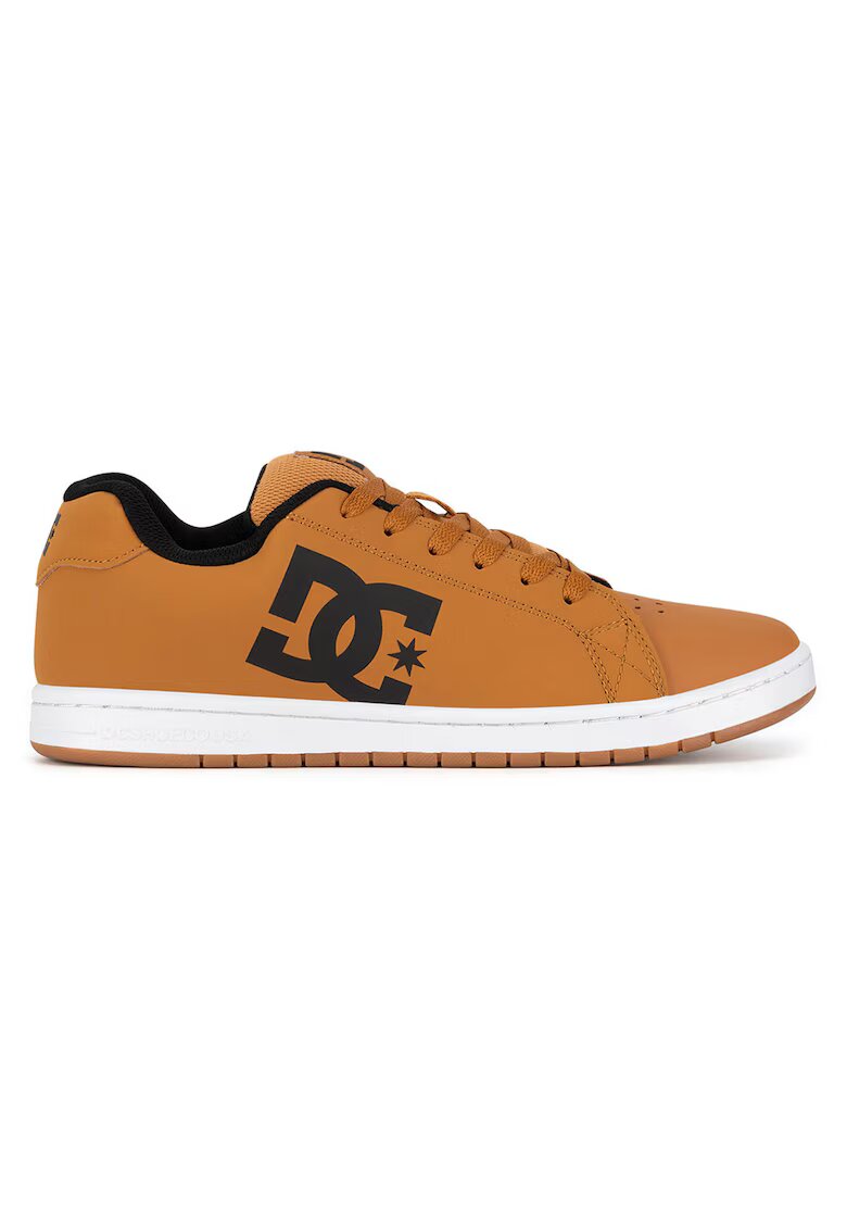 DC Shoes Мъжки спортни обувки GAVELER SN ADYS10057 - естествена кожа - кафяви