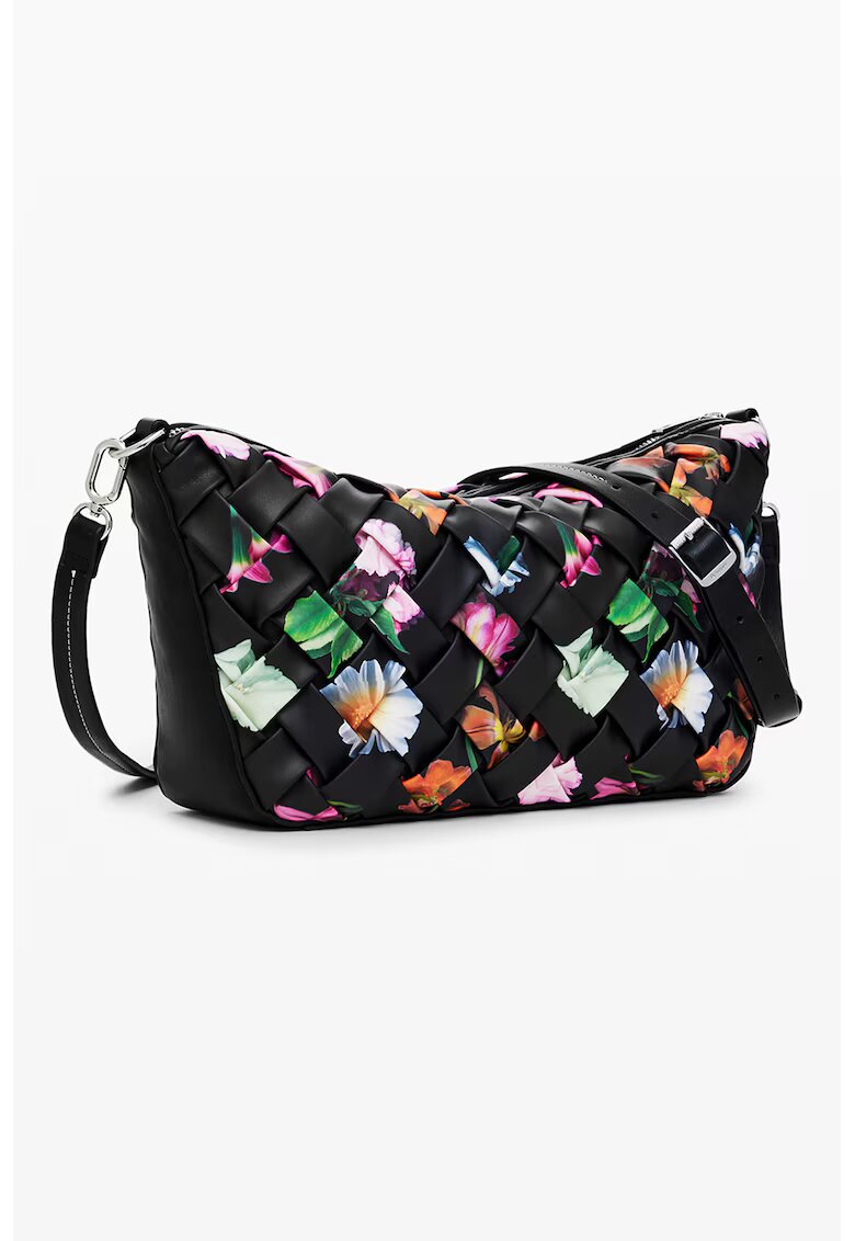 DESIGUAL Чанта Éclat от еко кожа със сплетен дизайн