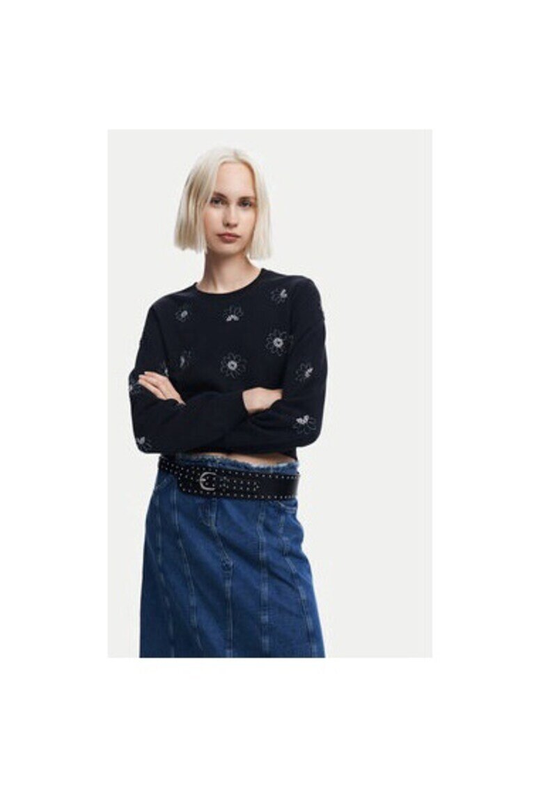 DESIGUAL Дамска блуза - 304478109 - Памук/Полиестер -