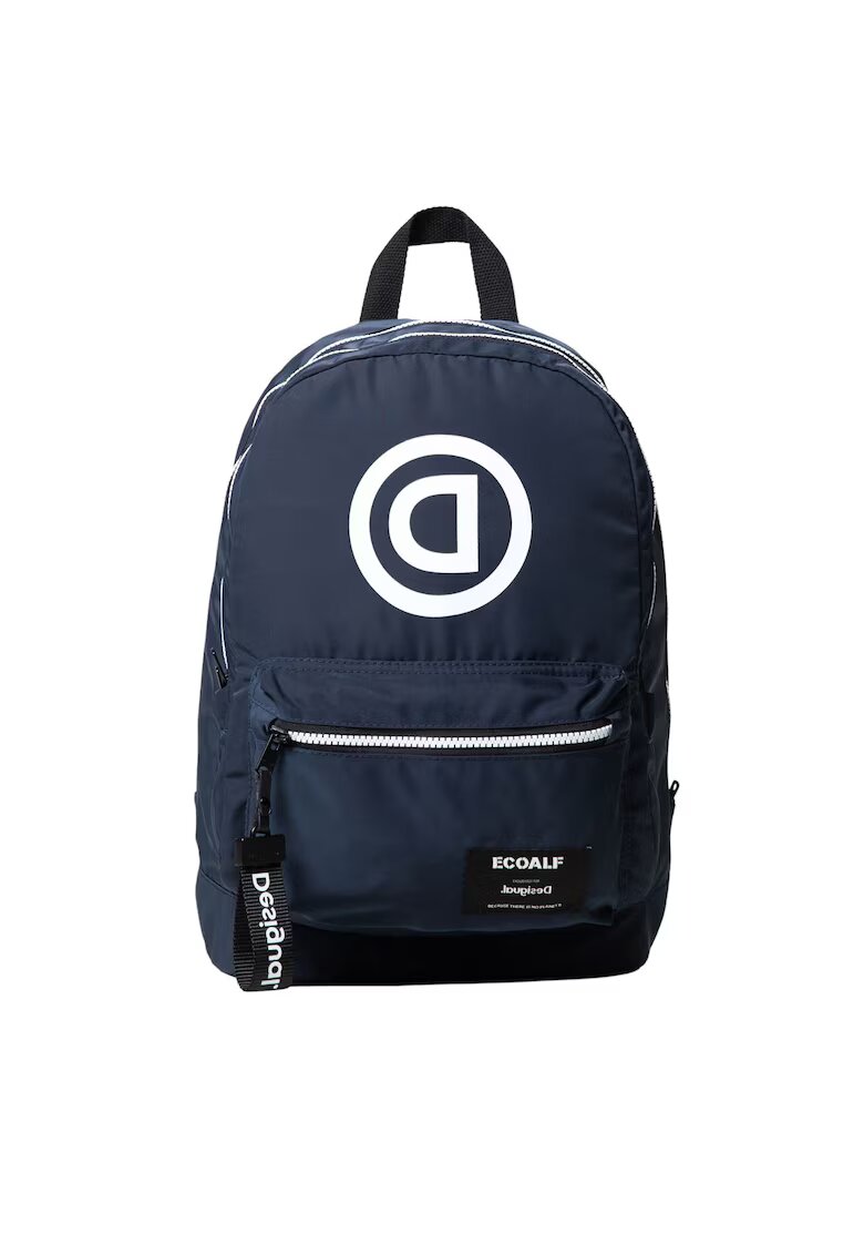 DESIGUAL Дамска градска раница колаборация Ecoalf - 2 отделения - гранат - 1250гр