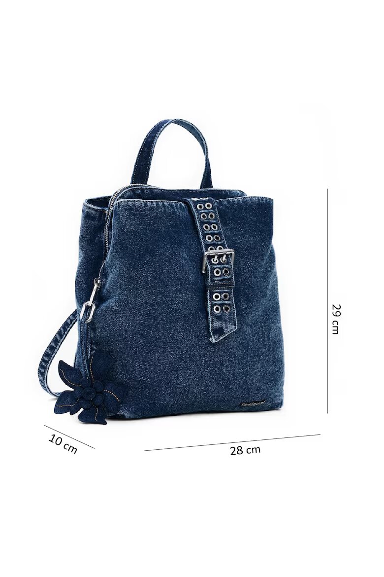 DESIGUAL Дамска раница серия Curio Denim Sumy Mini Синя