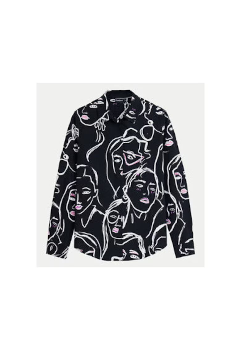 DESIGUAL Дамска риза - 304477140 - Памук -