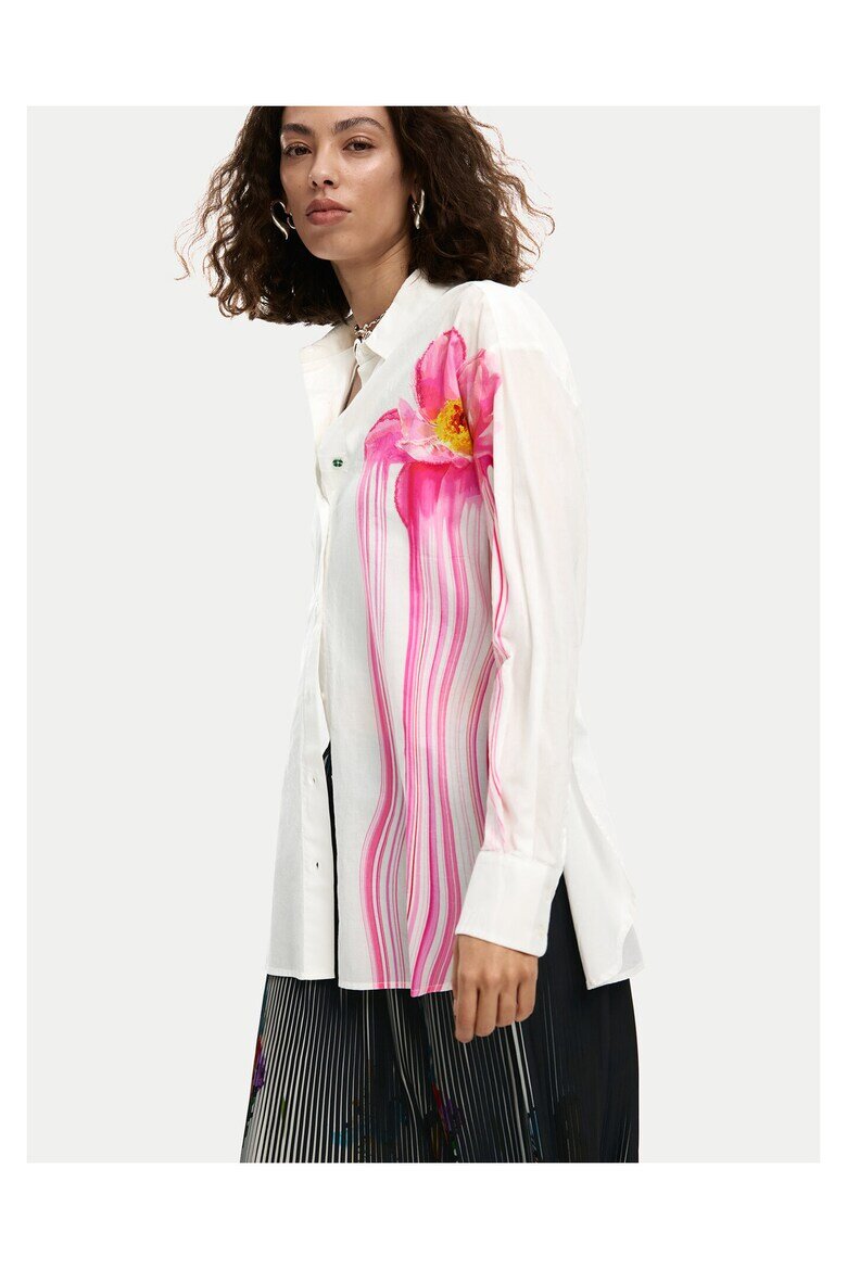 DESIGUAL Дамска риза бяла Бял