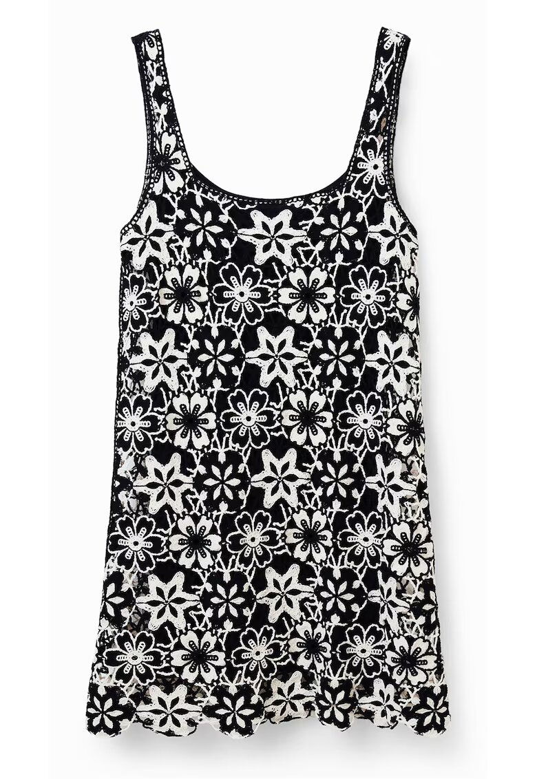DESIGUAL Дамска рокля - 302487394 - Памук - Черна - Черен