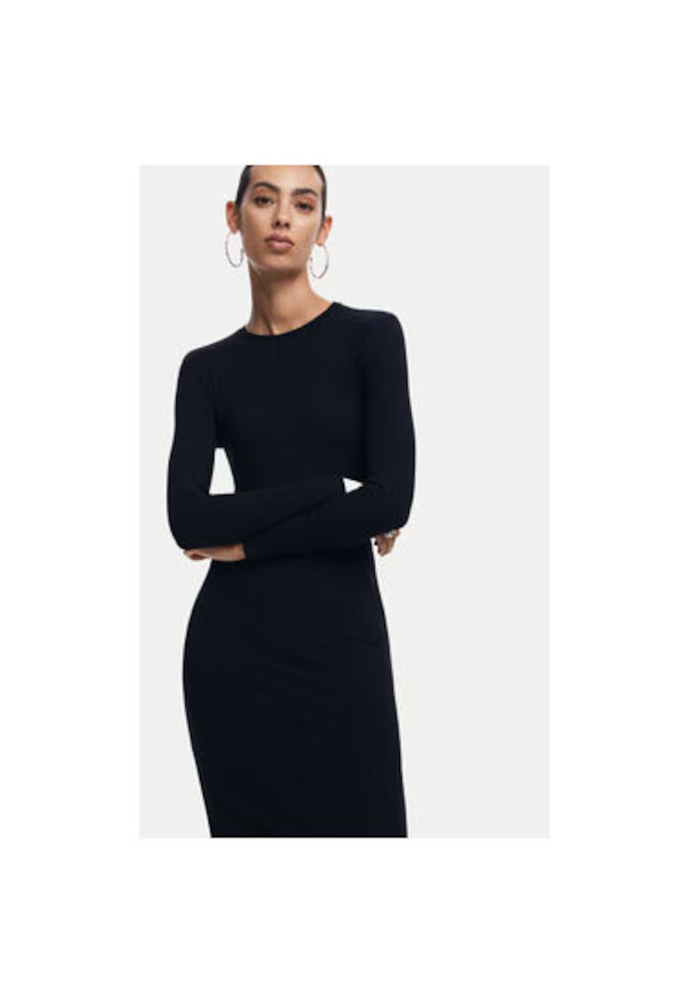 DESIGUAL Дамска рокля - 304478680 - Полиестер - Сив - Сив