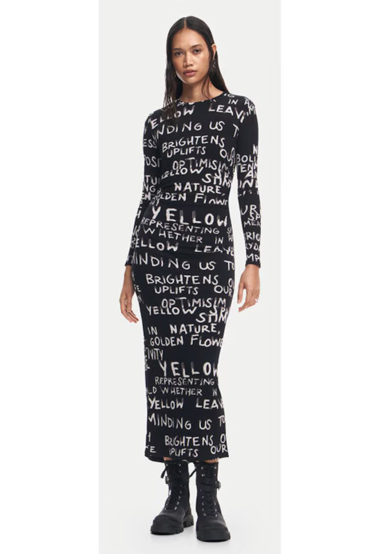 DESIGUAL Дамска рокля - 304907869 - Вискоза -