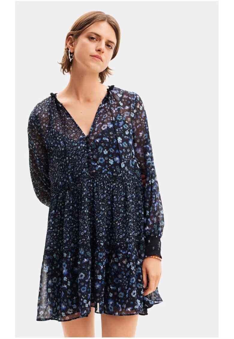 DESIGUAL Дамска рокля - 76671 - тъмносиня - полиестер