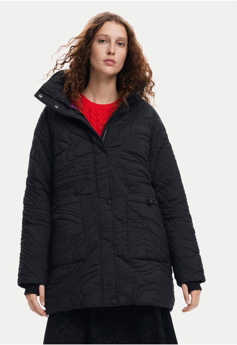 DESIGUAL Дамско яке - 304477331 - Полиамид - Черно