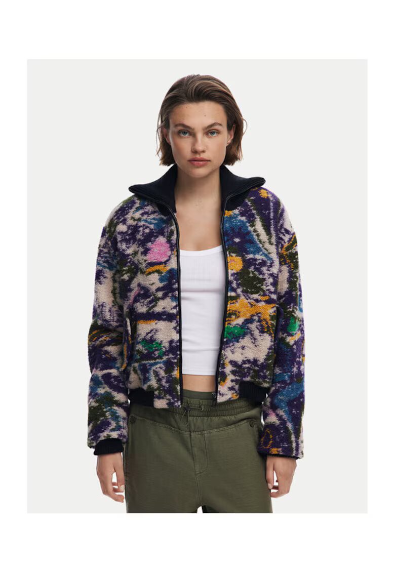 DESIGUAL Дамско яке бомбър цветно - изработено от качествени материали