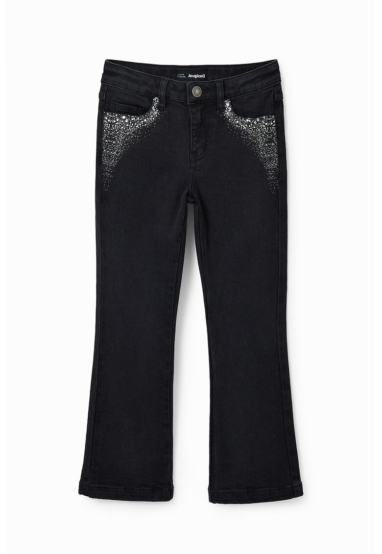 DESIGUAL ДЪнки Schwarz със стандартна кройка