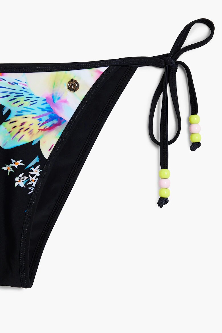 DESIGUAL Долна част на бикини с флорален принт Многоцветен