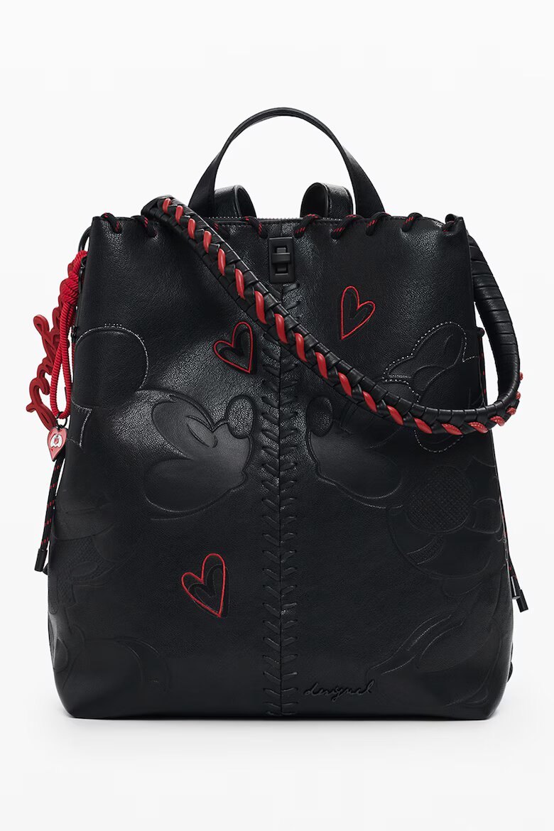 DESIGUAL Раница Disney от еко кожа Черен