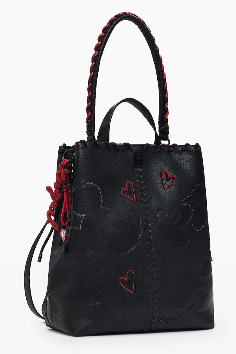 DESIGUAL Раница Disney от еко кожа Черен