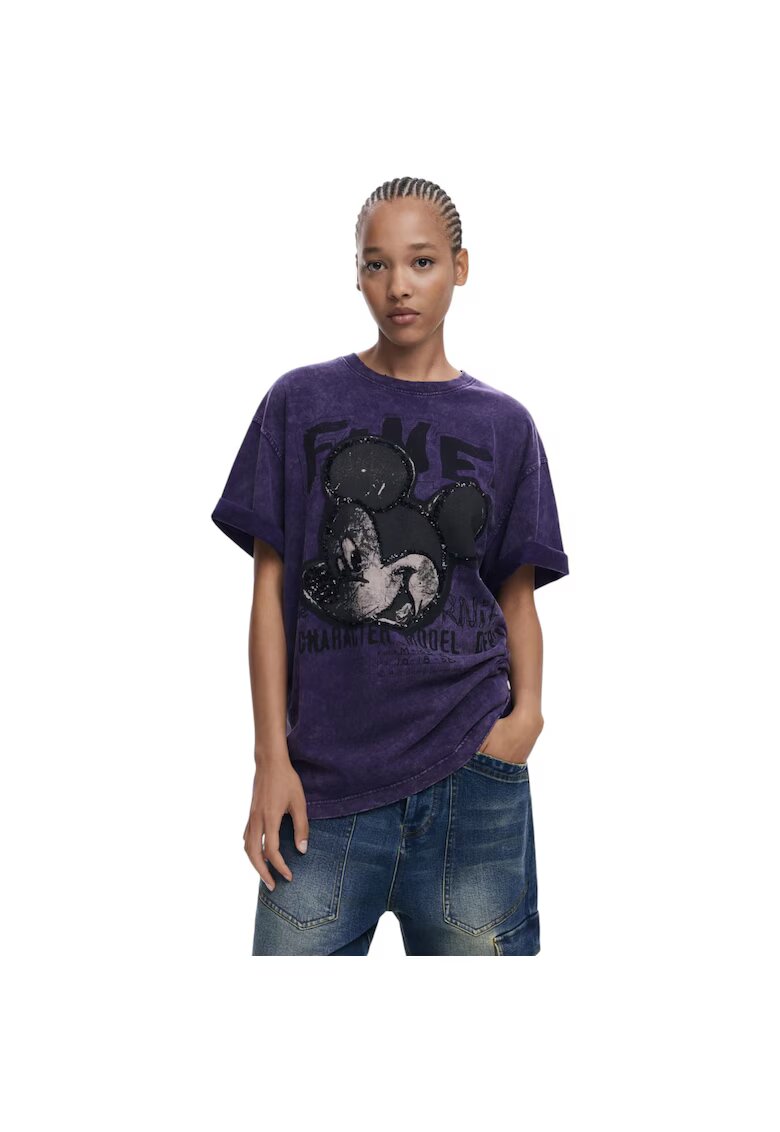 DESIGUAL Тениска Fugaz Mickey Loose 48988