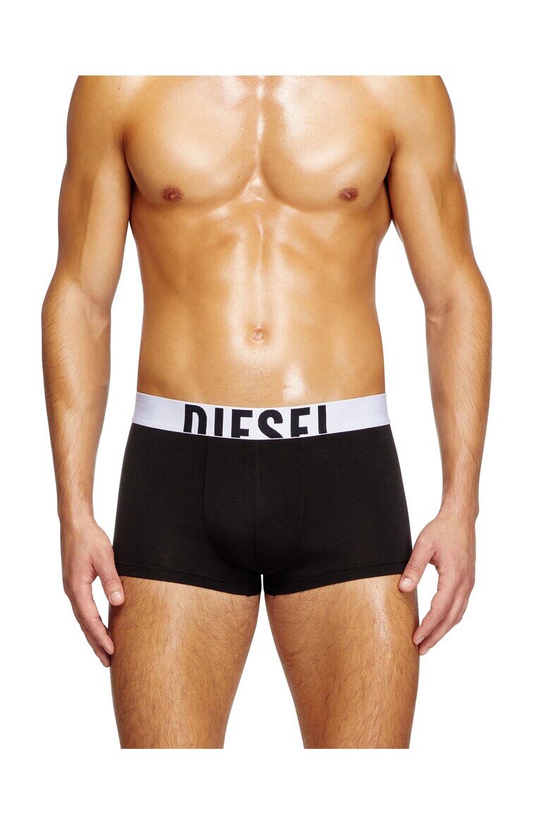 Diesel Боксерки Damien с лого на талията - 3 чифта Черен