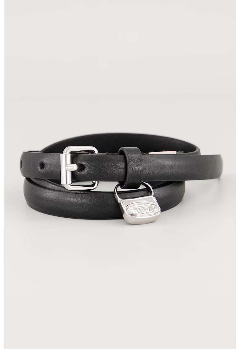 Diesel Кожен колан B-Charm с лого