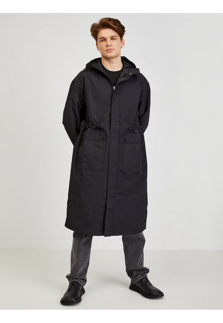 Diesel Parka lunga cu gluga