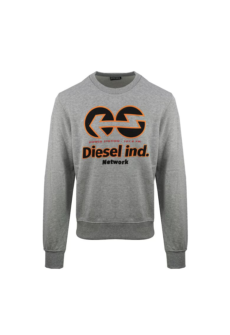 Diesel Суитшърт с овално деколте и лого