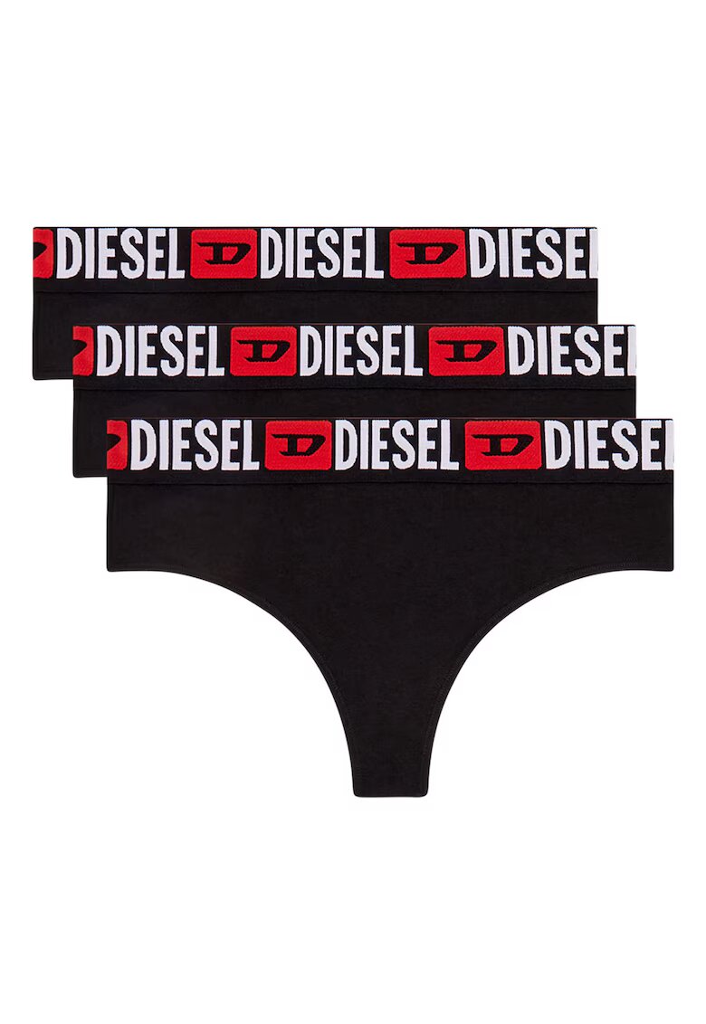Diesel Танга с лого на талията - 3 чифта