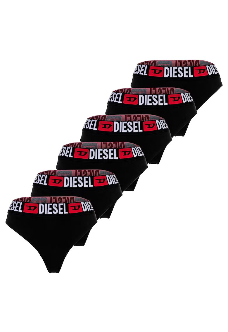 Diesel Танга с лого на талията - 6 чифта