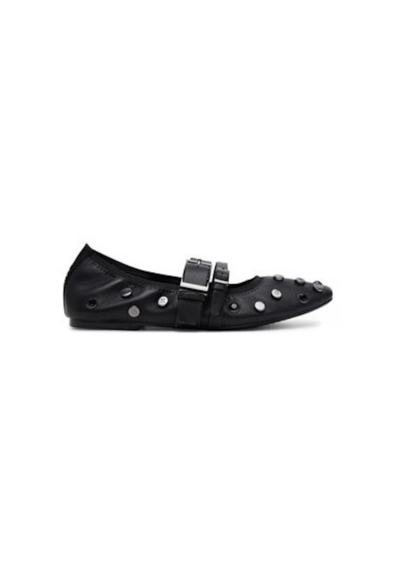 DKNY Балерини K1552868 - Естествена кожа - 35 EU - Черни - Черен