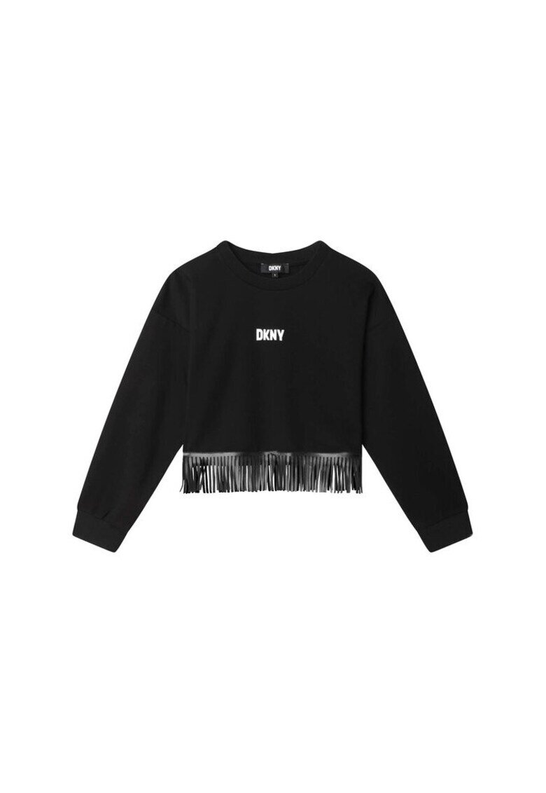 DKNY Блуза за момиче - 301988779 - Вискоза/Полиамид - 164 см - Черна