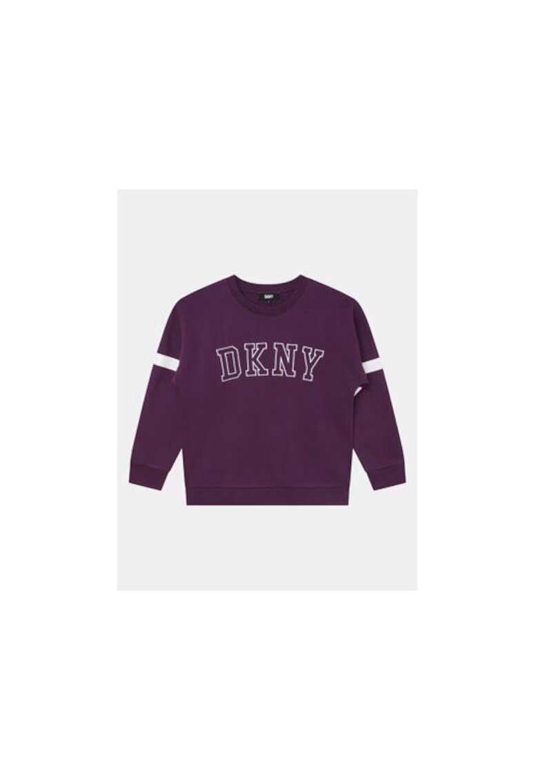 DKNY Блуза за момиче - 303049287 - Памук - Лилава