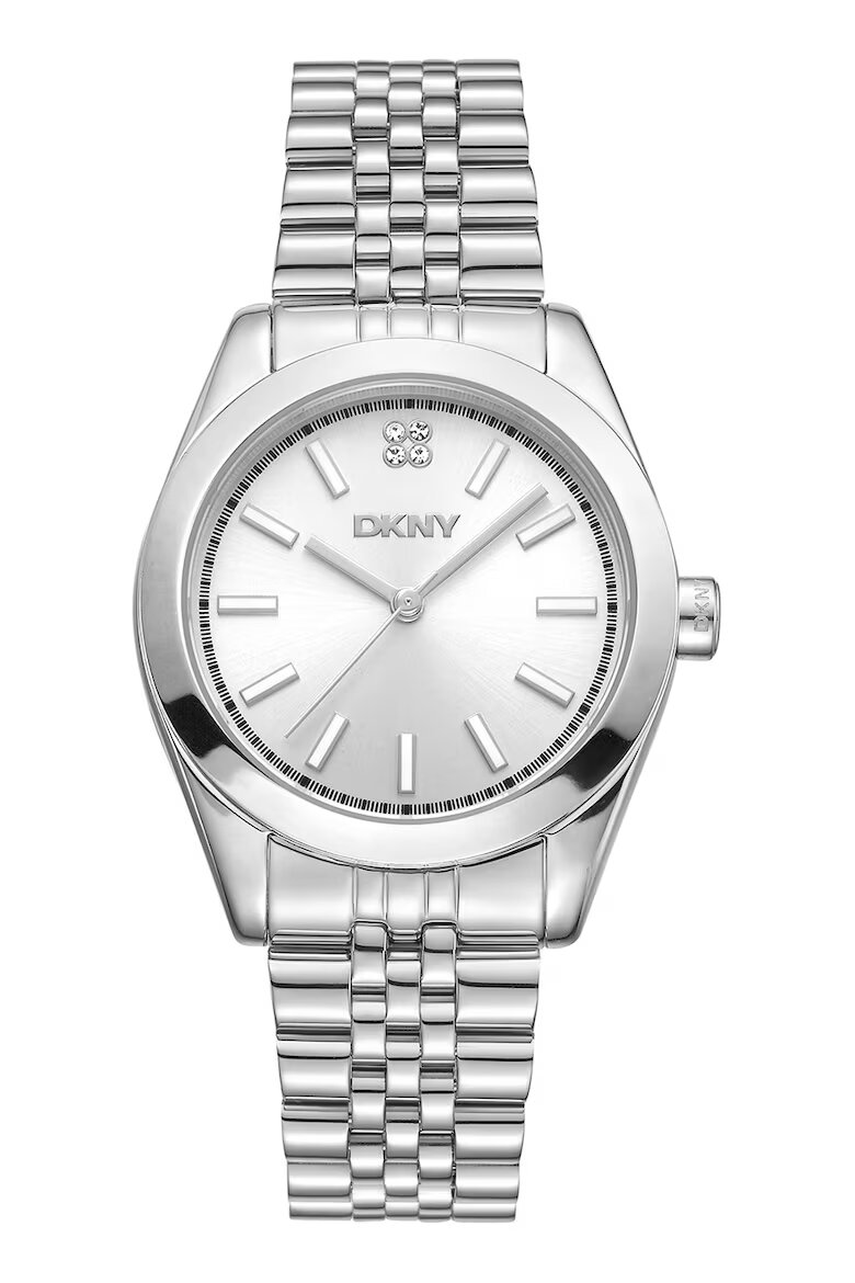 DKNY Часовник Nolita Midi от неръждаема стомана Сребрист