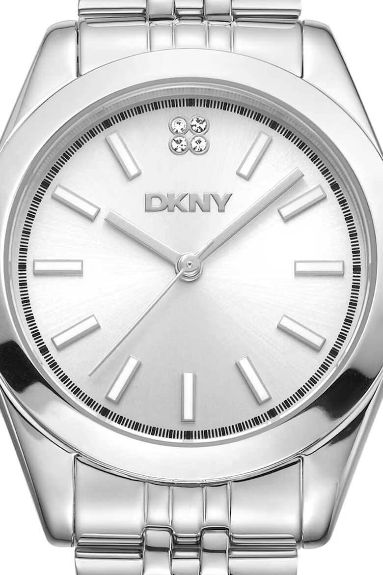 DKNY Часовник Nolita Midi от неръждаема стомана Сребрист