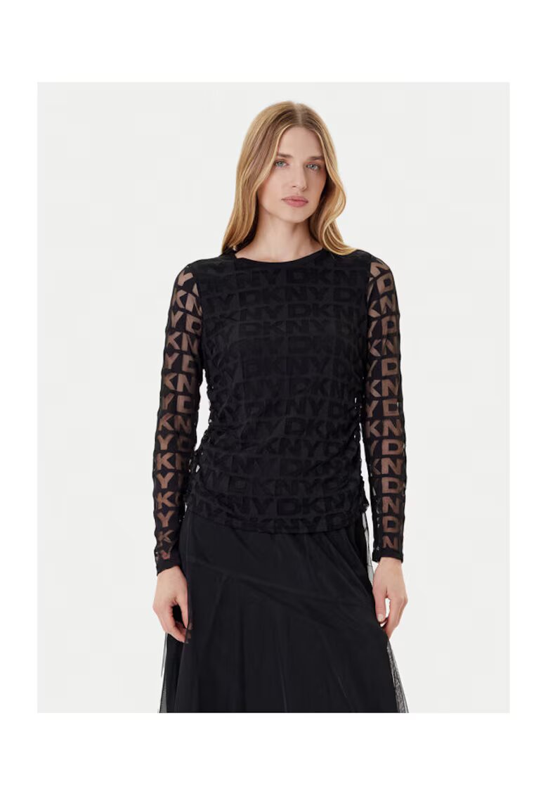 DKNY Дамска блуза черна