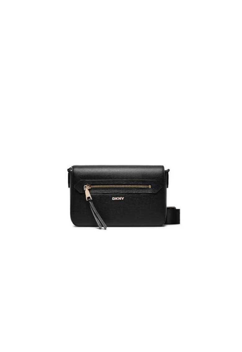 DKNY Дамска чанта 304273711 - Естествена кожа - Черна