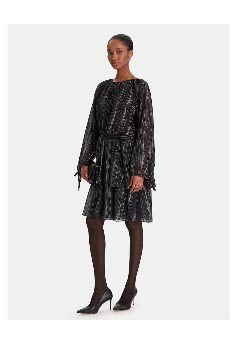 DKNY Дамска чанта - модел -DD5H1H71 - черно/сребристо - 46 BSV