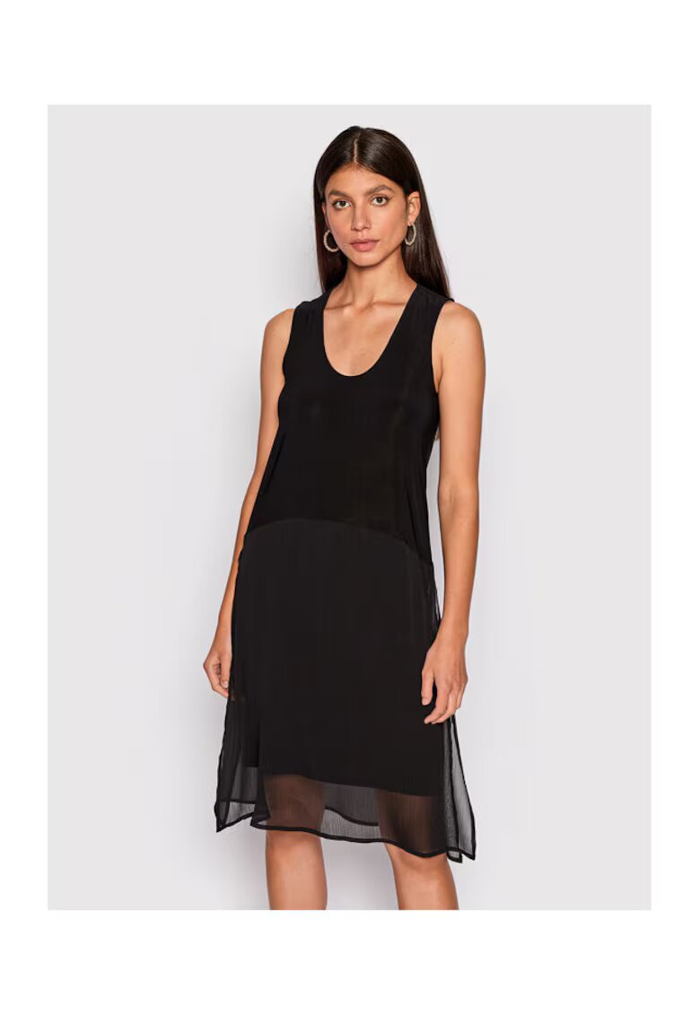DKNY Дамска рокля - 300315484 - Полиестер - Еластан - XS INTL - Черна