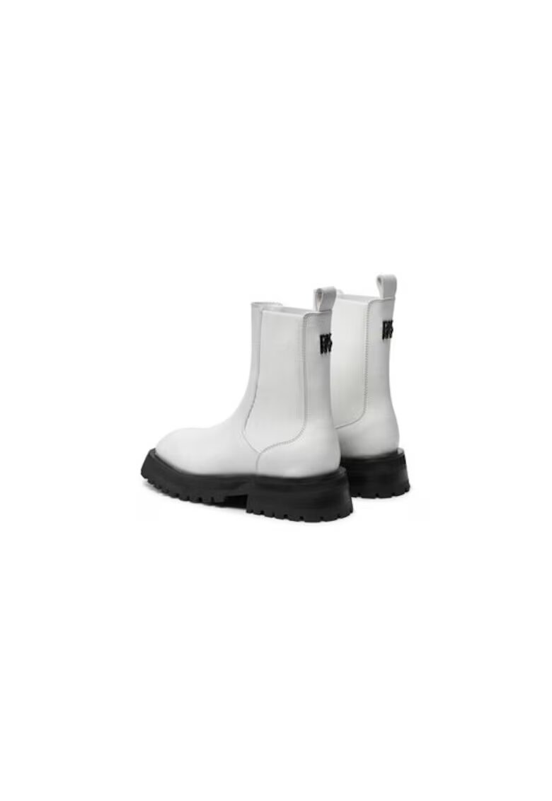 DKNY Дамски ботуши 304486869 - Естествена кожа - Бели
