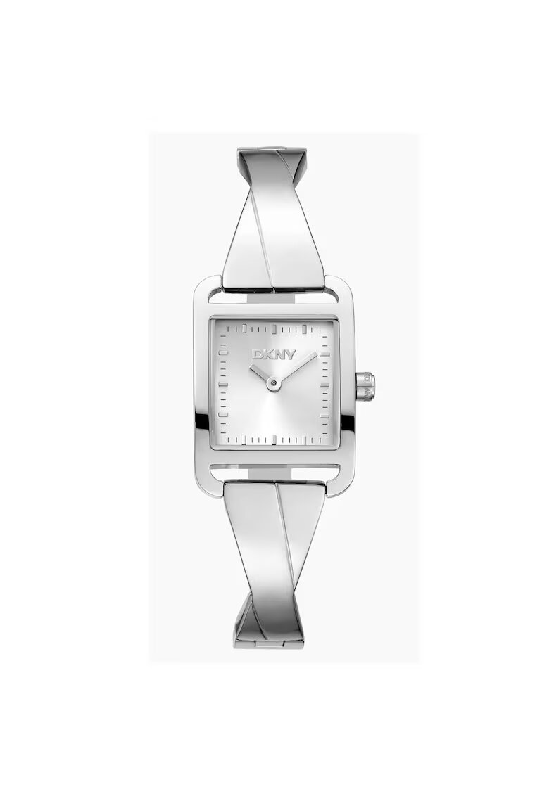DKNY Дамски часовник DK1L005M0135 - стомана - 22x30мм - сив - кварцов механизъм - водоустойчив на 3 ATM