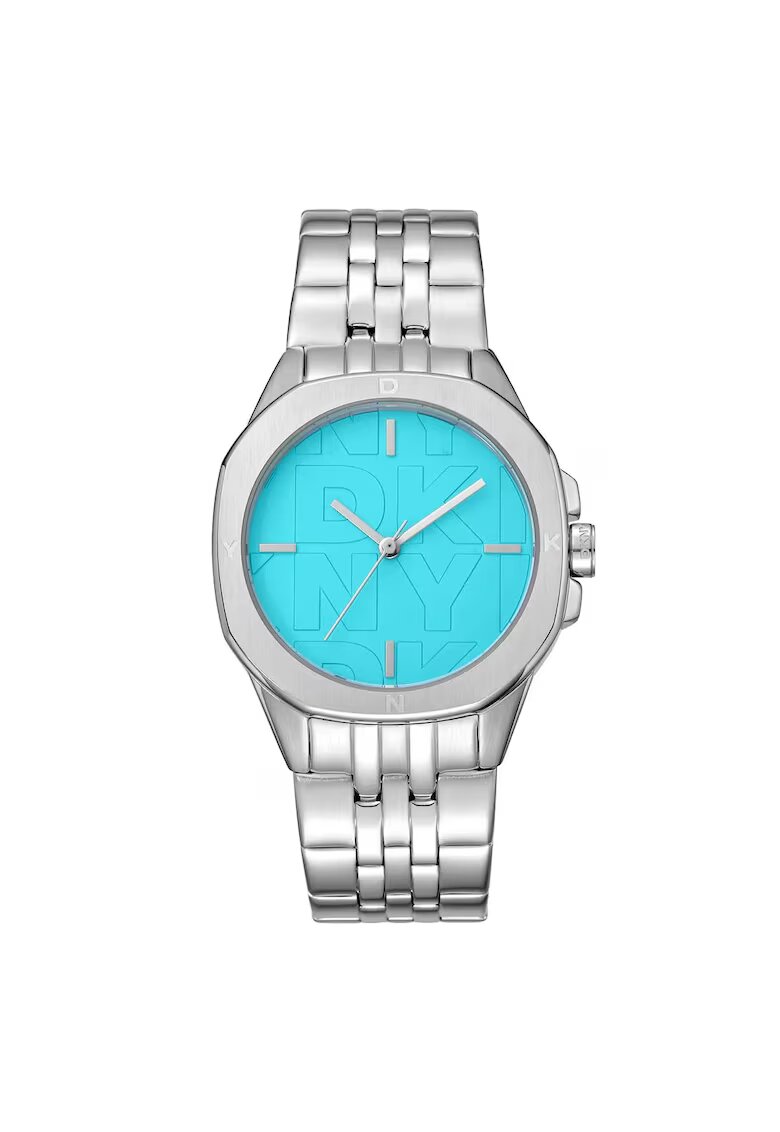 DKNY Дамски часовник DK1L012M0045 - стомана - 34мм - сив - кварцов механизъм - водоустойчивост 5 ATM