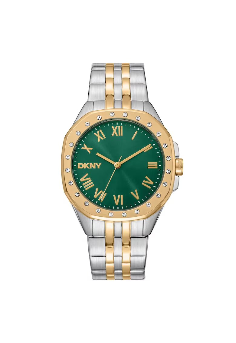 DKNY Дамски часовник модел DK1L011M0075 - стоманена каишка - 36мм - златист/сребрист - 5 ATM