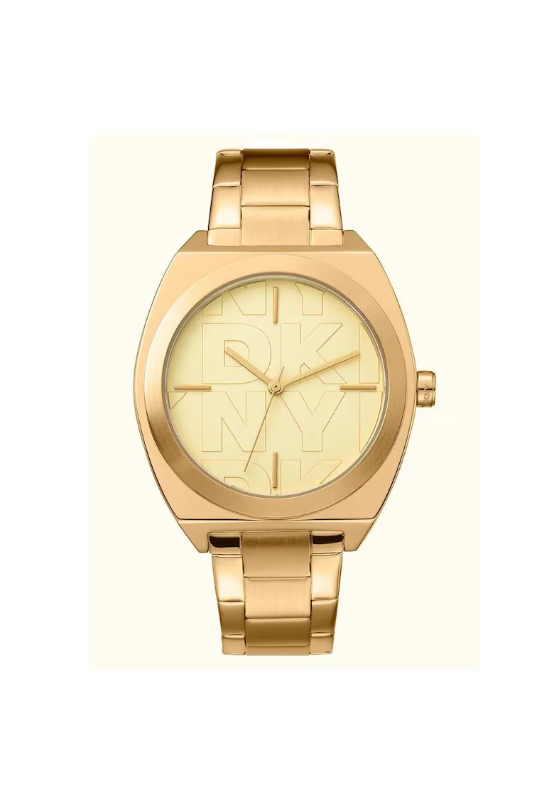 DKNY Дамски часовник модел DK1L039M0025 - стомана - златист - 38мм - кварцов механизъм - водоустойчивост 5 ATM