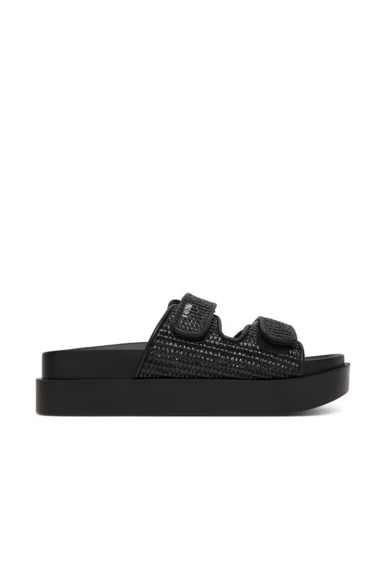 DKNY Дамски чехли K2691150 - платформа - черни