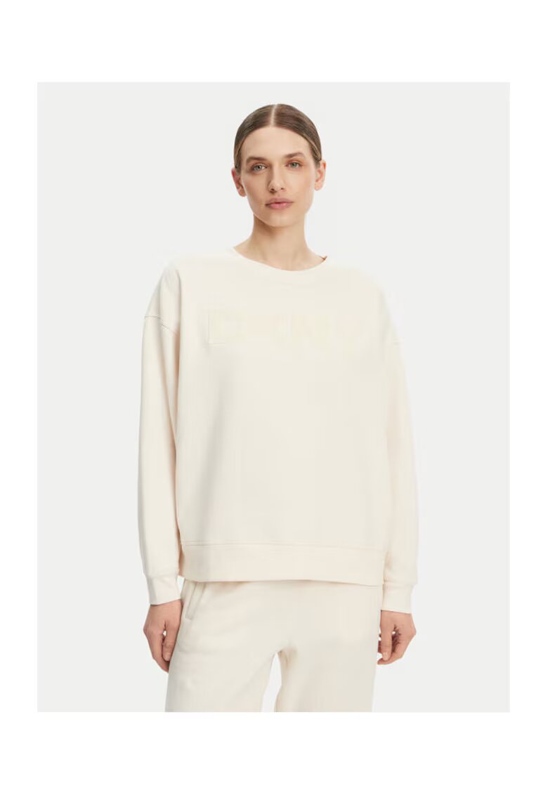 DKNY Дамски суитшърт DP5T1140 - Памук/Полиестер - Екрю - Екрю