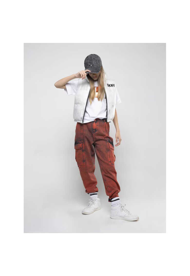DKNY Дънки за момиче - 303050818 - Памук -