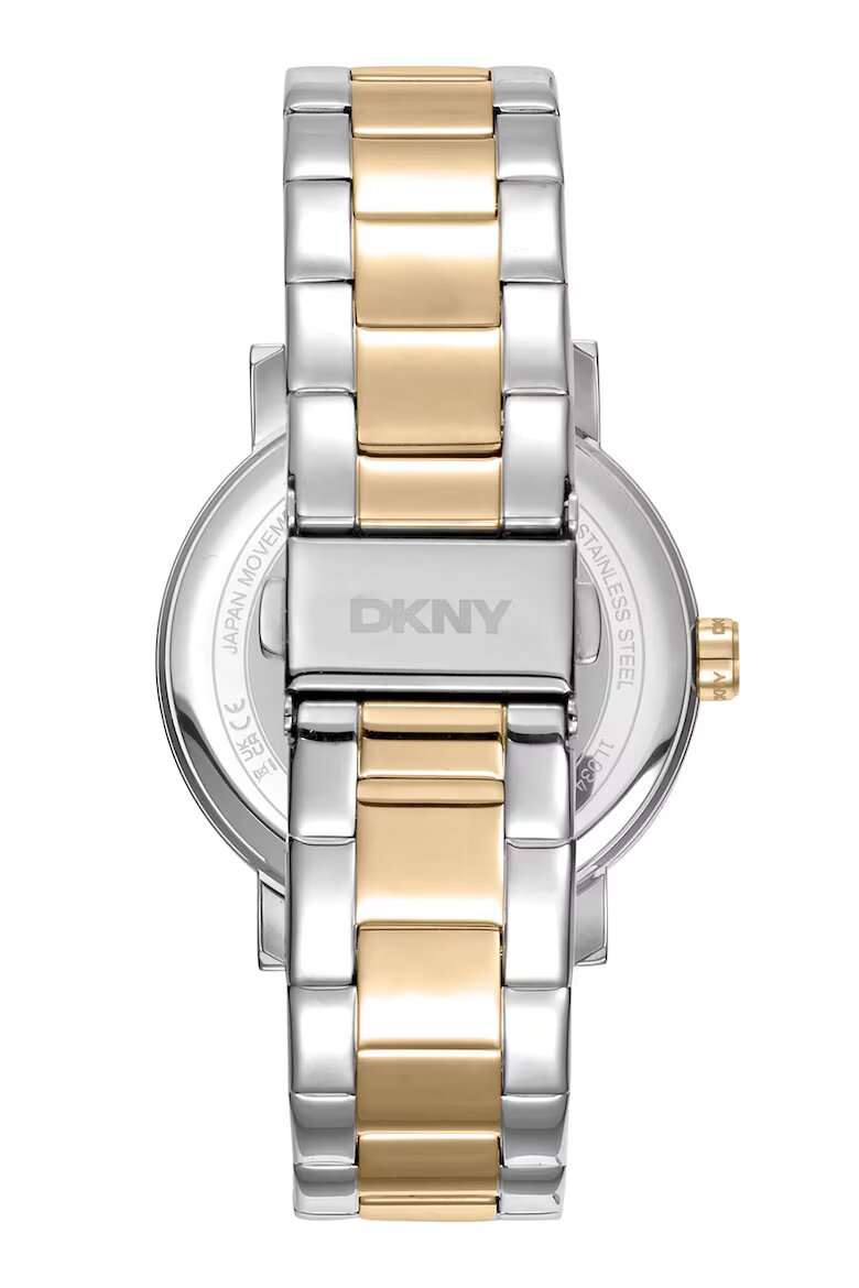 DKNY Двуцветен часовник Soho Maxi с верижка Сребрист/Златист
