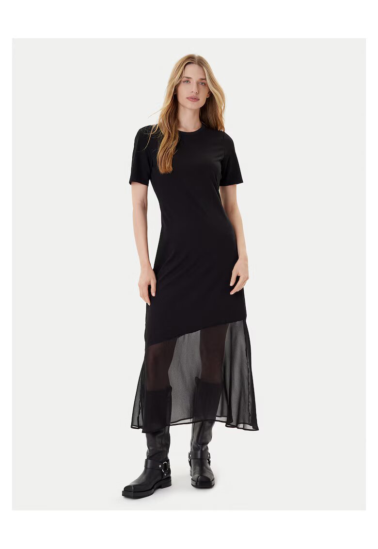 DKNY Ежедневна дамска рокля черна - фабрично качество